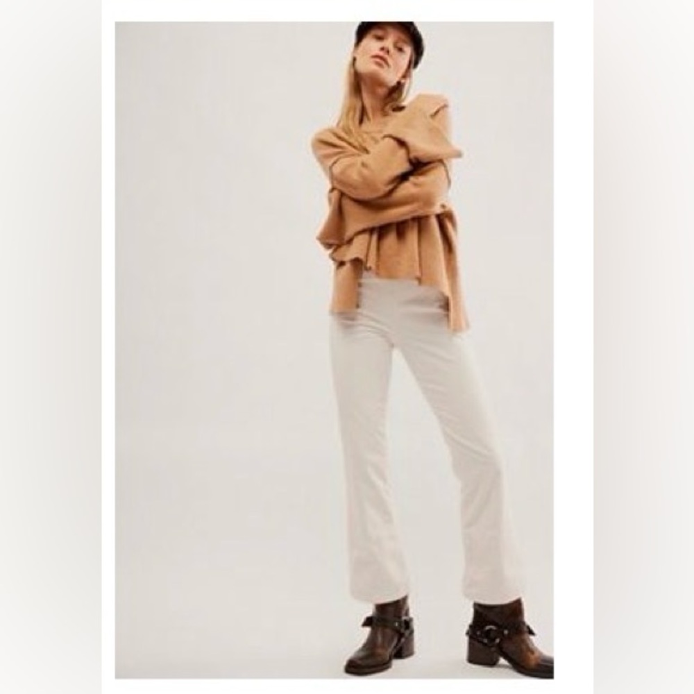 White Velvet Pants